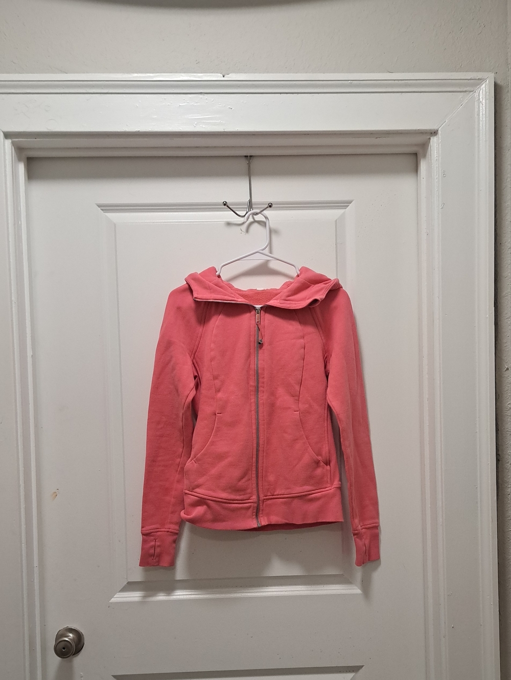 lululemon athletica Coral Pink  Womens Zip Hoodie